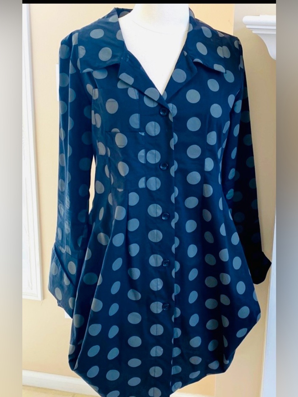 Comfy usa jacket tunic black size XS